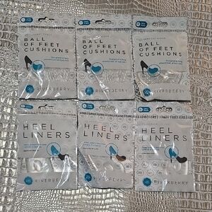 Women's Heel Liners and Ball of Feet Cushions